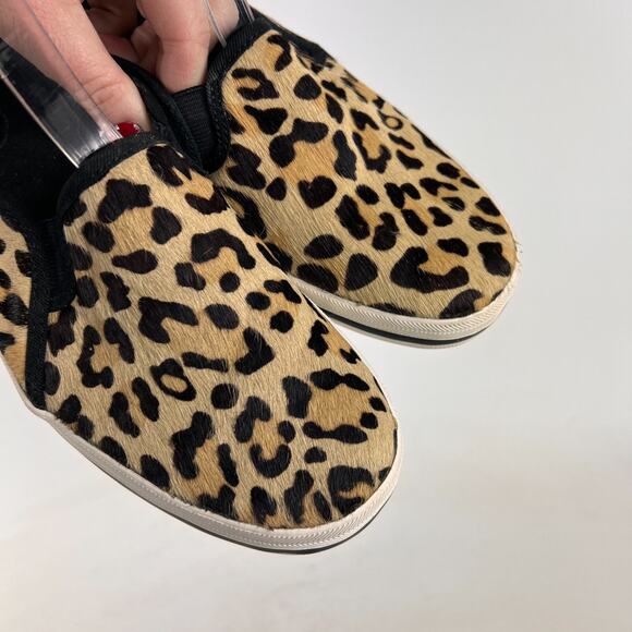 Kate Spade x keds slip on athletic shoes women’s 8 animal cheetah print backless - Picture 9 of 11